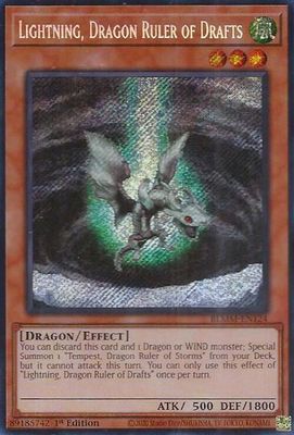 Lightning, Dragon Ruler of Drafts card image