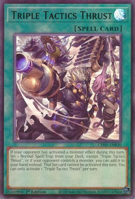 Triple Tactics Thrust card image