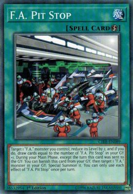 F.A. Pit Stop card image