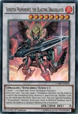 Ignister Prominence, the Blasting Dracoslayer card image