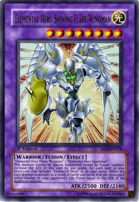 Elemental HERO Shining Flare Wingman card image