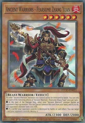 Ancient Warriors - Fearsome Zhang Yuan card image