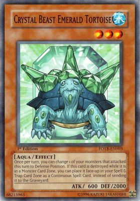 Crystal Beast Emerald Tortoise