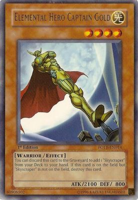 Elemental HERO Captain Gold
