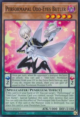 Performapal Odd-Eyes Butler card image
