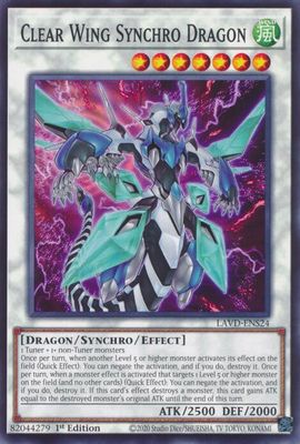 Clear Wing Synchro Dragon card image