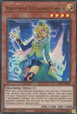 Amazement Attendant Comica card image