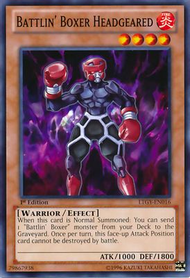 Battlin' Boxer Headgeared