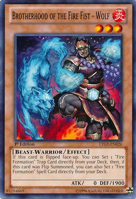 Brotherhood of the Fire Fist - Wolf card image