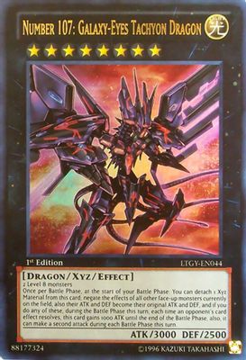Number 107: Galaxy-Eyes Tachyon Dragon card image
