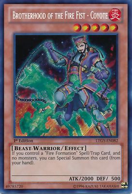 Brotherhood of the Fire Fist - Coyote card image