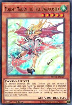 Majesty Maiden, the True Dracocaster card image