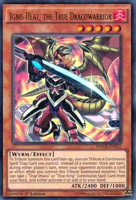 Ignis Heat, the True Dracowarrior card image