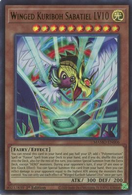 Winged Kuriboh Sabatiel LV10