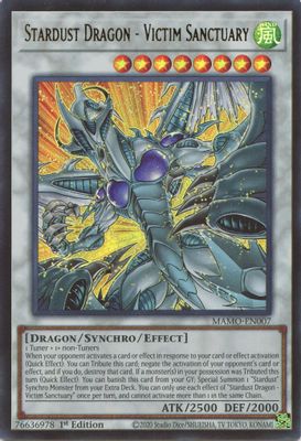 Stardust Dragon - Victim Sanctuary