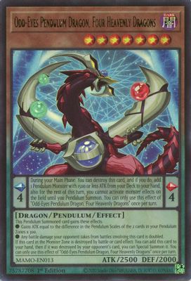 Odd-Eyes Pendulum Dragon of the Four Heavenly Dragons