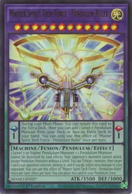 Master Spirit Tech Force - Pendulum Ruler card image
