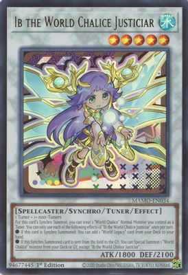 Ib the World Chalice Justiciar card image