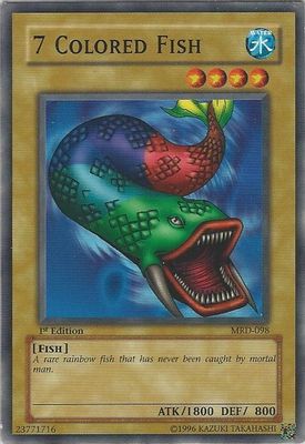 7 Colored Fish card image