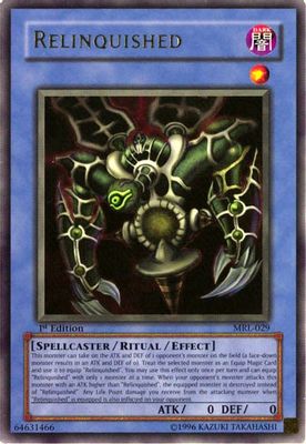 Relinquished card image