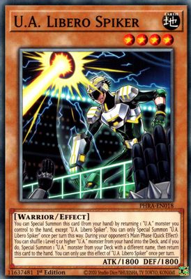 U.A. Libero Spiker card image