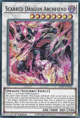 Scarred Dragon Archfiend card image