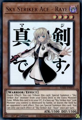 Sky Striker Ace - Raye card image