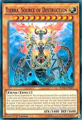 Tierra, Source of Destruction card image
