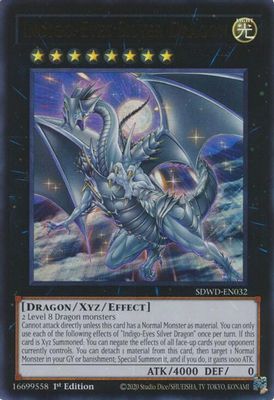 Indigo-Eyes Silver Dragon card image